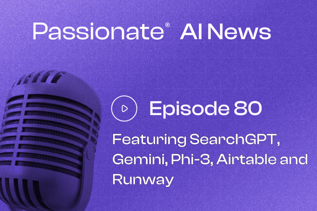 Cover Photo Major News from SearchGPT, Gemini, Phi-3, Airtable and Runway